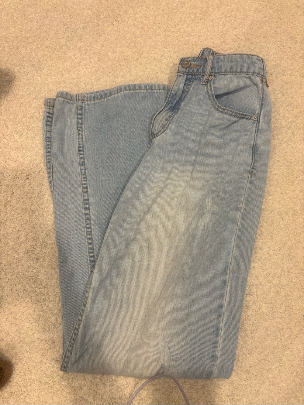 BDG Light Blue Denim Jeans with Black Label